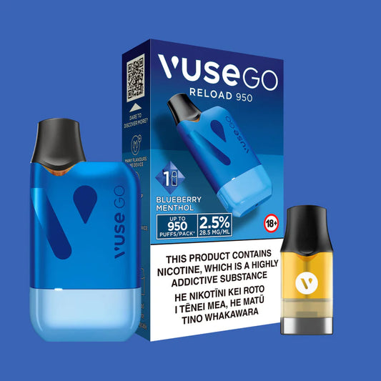 VuseGo Kit - Blueberry Menthol 2.5%