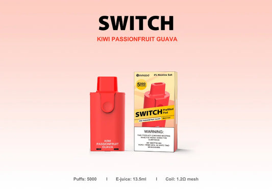 Inmood Switch 5000 Pod - Kiwi Pass Guava