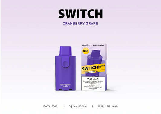 Inmood Switch 5000 Pod - Cranberry Grape