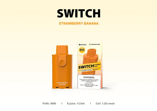 Inmood Switch 5000 Pod - Strawberry Bana