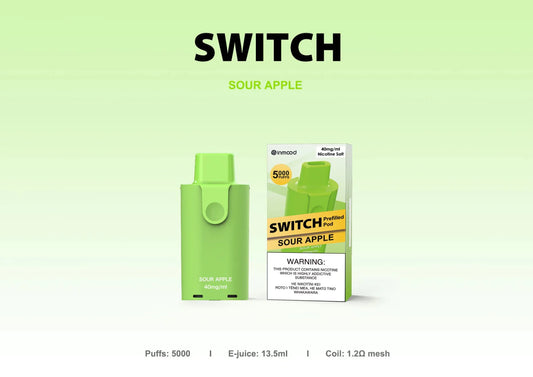 Inmood Switch 5000 Pod - Sour Apple