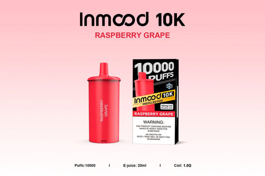 Inmood 10k Pod - Raspberry Grape