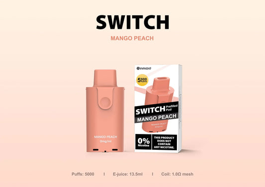 Inmood Switch 5000 Pod - 0mg Mango Peach