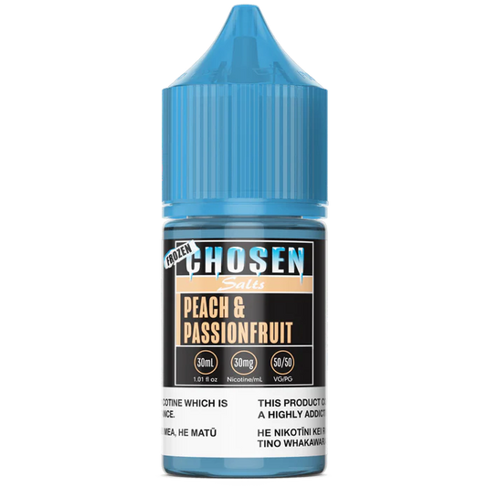 Frozen Chosen Salts 30ml - Peach Passionfruit